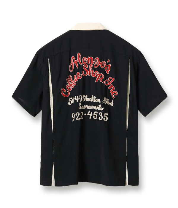 Lot No. SE39058 / RAYON BOWLING SHIRT “ALONZO'S COFFEE SHOP INC