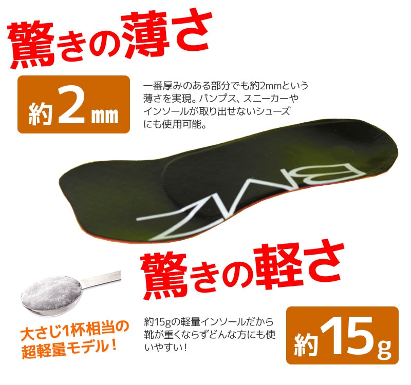 BMZ インソール キュボイドバランス プレミアムカーボンインソール for