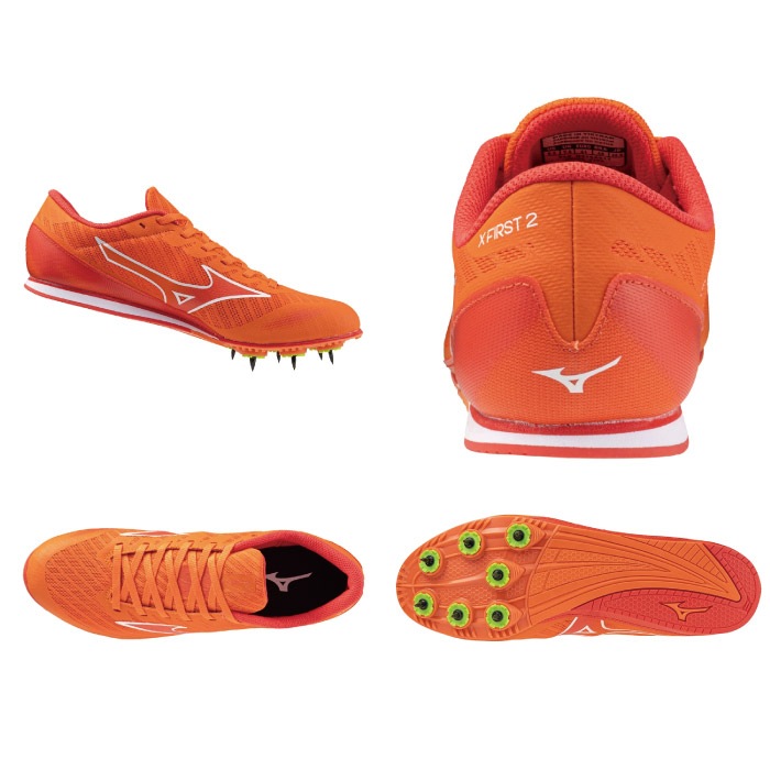 Mizuno ミズノ 陸上スパイク 4点セット エックスファースト2 ピン/7mm