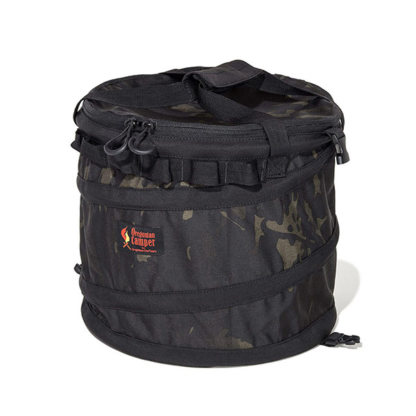 テントイン ポップアップ トラッシュボックス (ブラックカモ