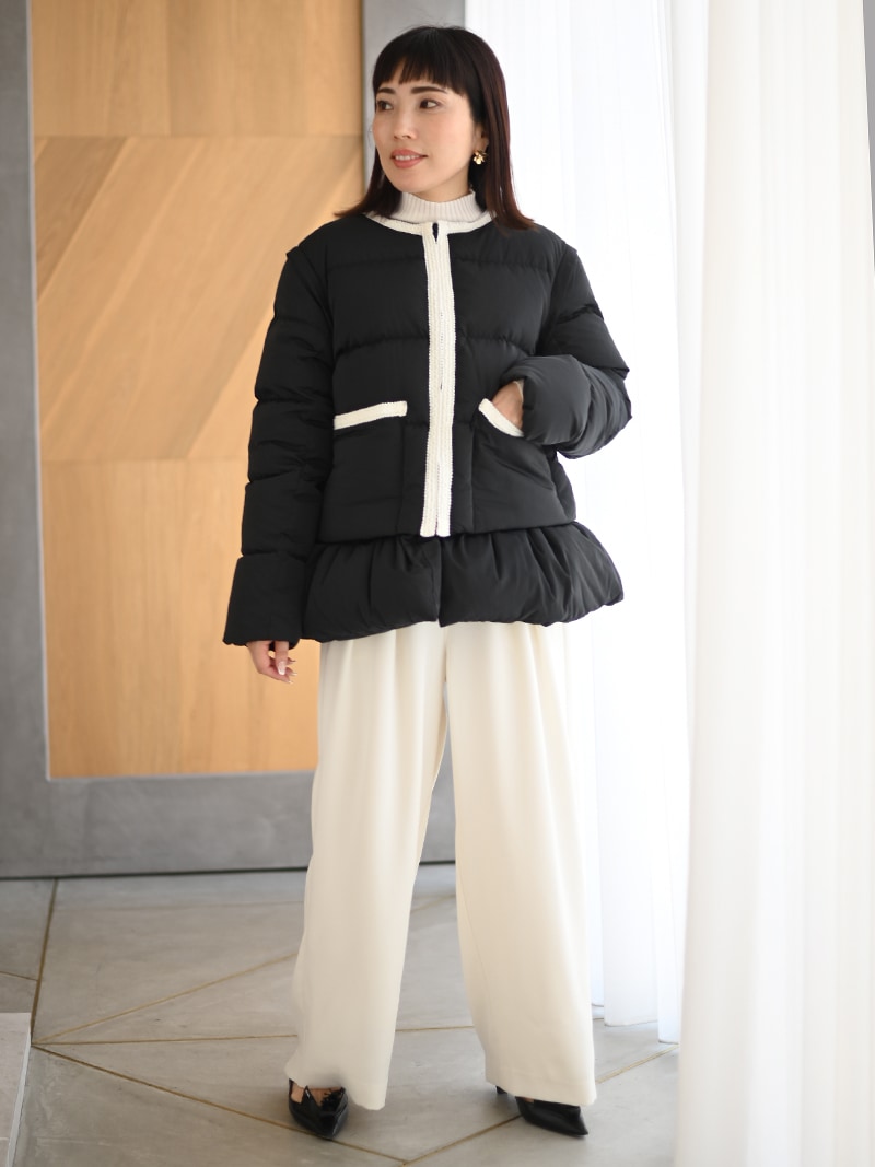 4wayダウンジャケット(BLACK) | Outer | | TREFLE＋1（トレフルプラス