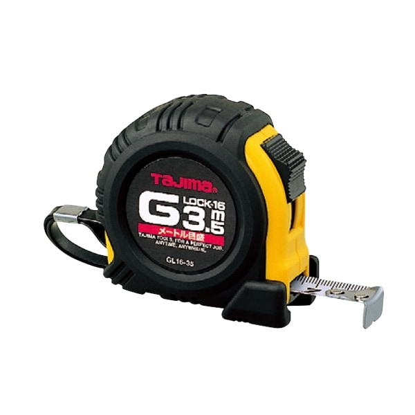 タジマ コンベックス Gロック 16mm幅3.5m メートル目盛付 GL16-35BL