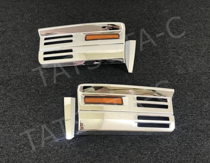 メッキ ステップカバー ロア ダブルタイプ 左右セット 三菱ふそう NEW