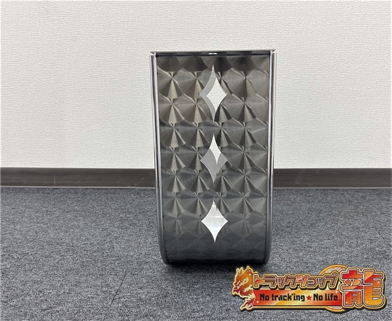 ステンレス シャフトガード 鱗柄 菱抜き 10mm丸棒巻き 汎用 S0185S