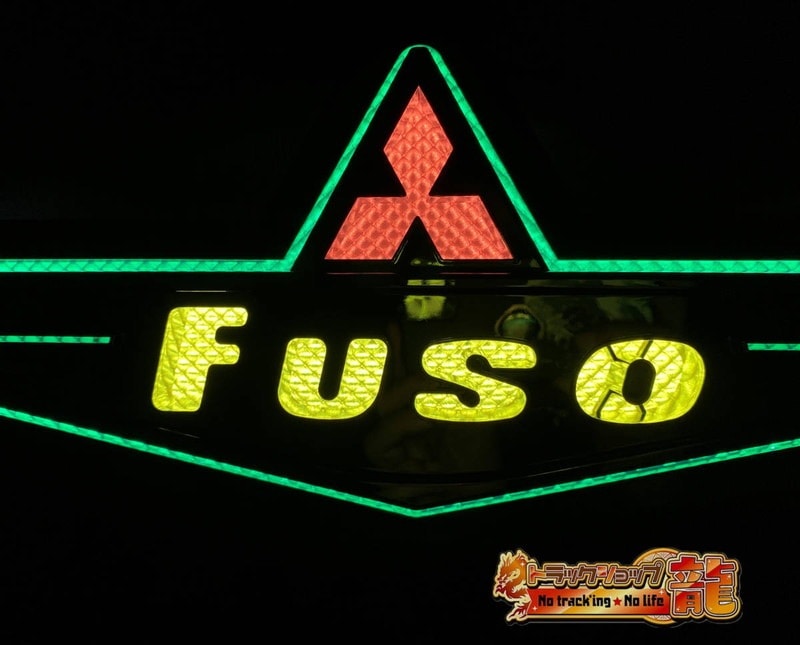 ステンレス 中型 バスマーク アンドン 【鏡面】 8mm丸棒巻き LEDライト