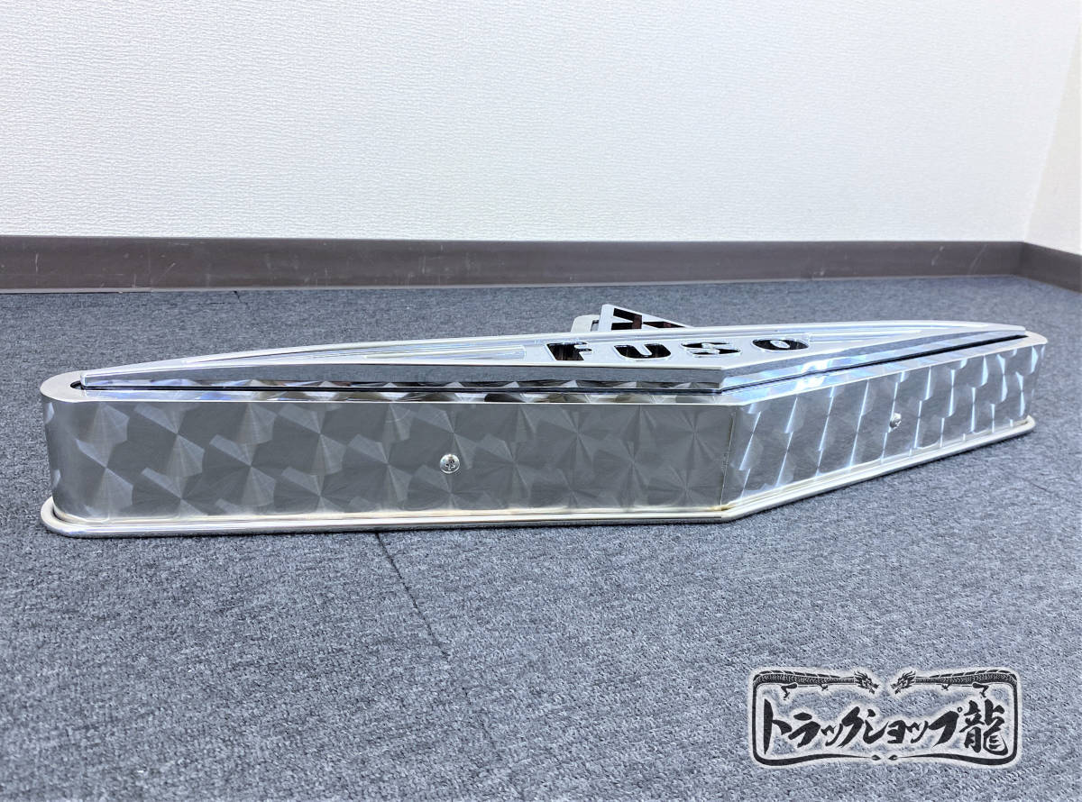 ステンレス 中型 バスマーク アンドン 【鱗柄】 8mm丸棒巻き LEDライト