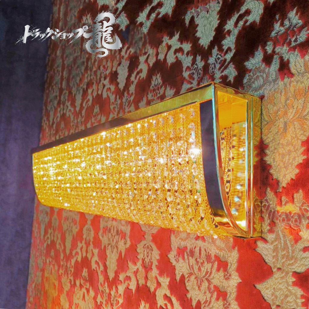 幅100cm壁掛シャンデリア ナイアガラシャンデリア BA15S口金仕様 フル