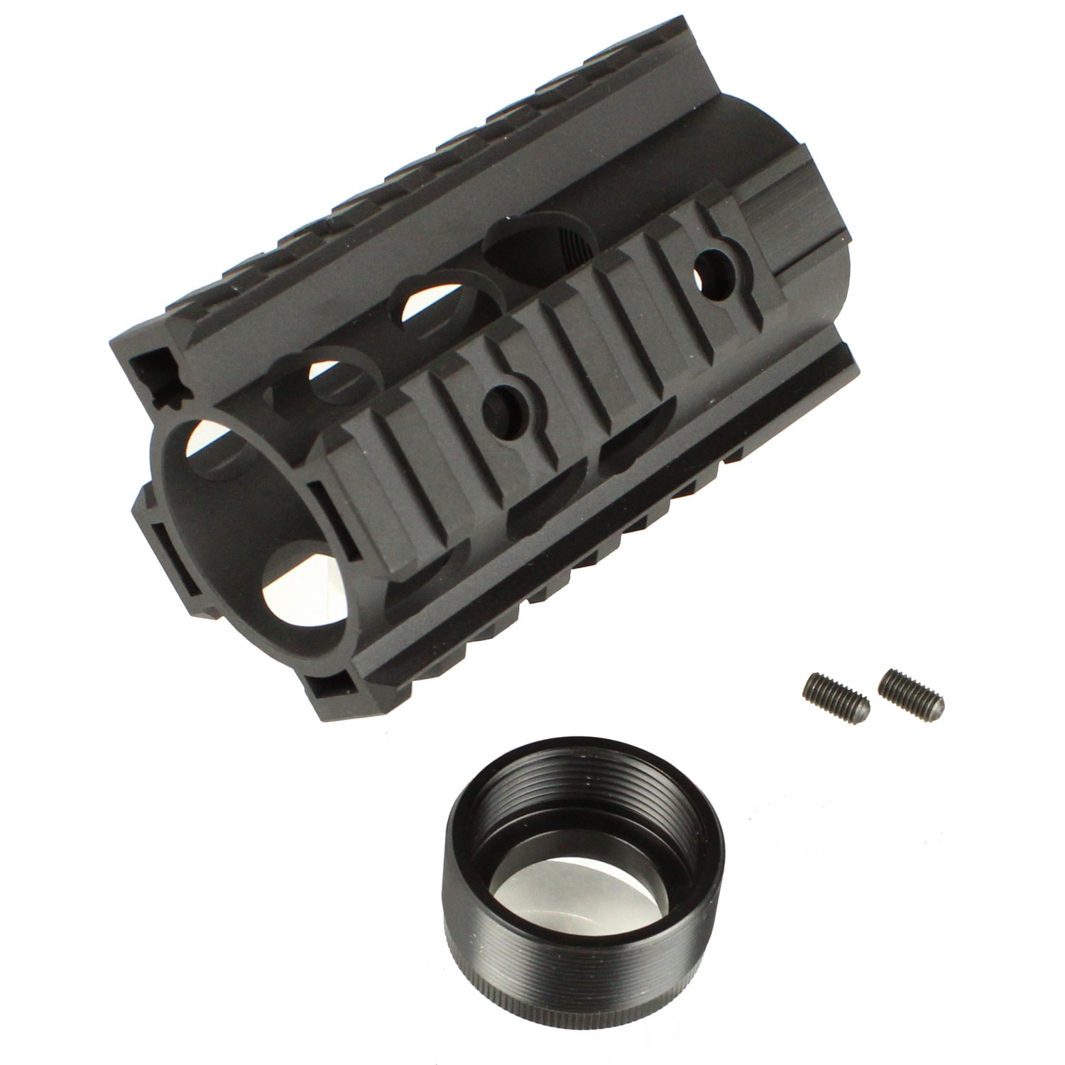 UFC CNCアルミ M4フリーフロートハンドガード 4インチ