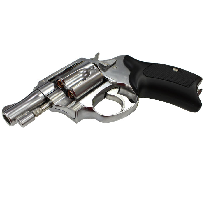 マルシン ポリスリボルバー 6mm/2インチ/X/ABS/SV/カートリッジ10発付