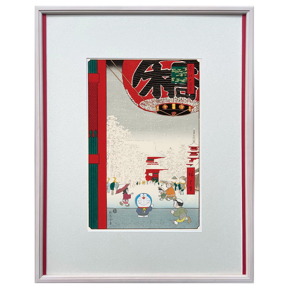 ドラえもん 浮世絵木版画「映画ドラえもん のび太の宇宙小戦争（リトル