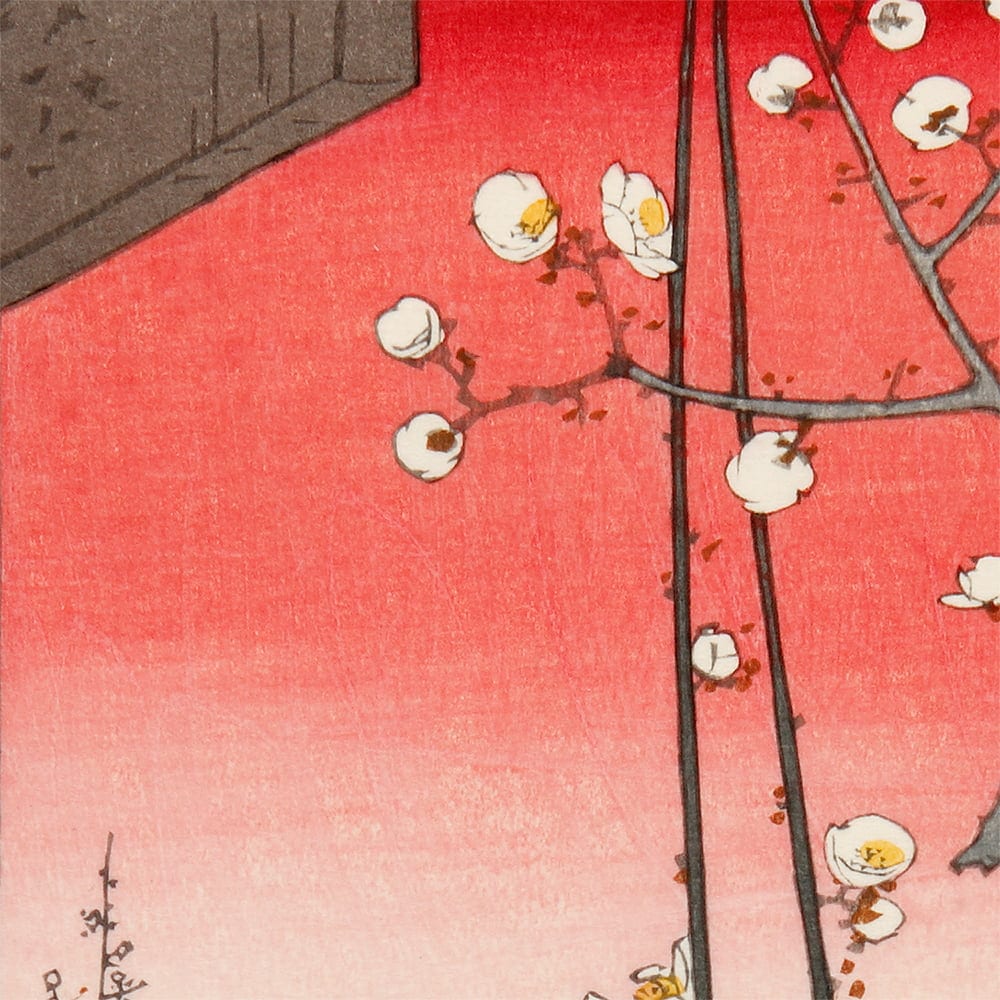 歌川広重「名所江戸百景 亀戸梅屋舗」浮世絵木版画｜浮世絵工房