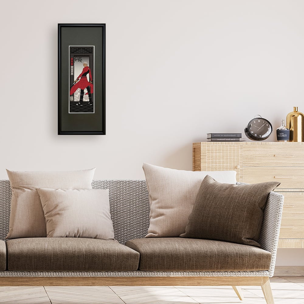 Fate/Grand Order 浮世絵木版画「見返り英霊図 弓兵 エミヤ」｜浮世絵工房