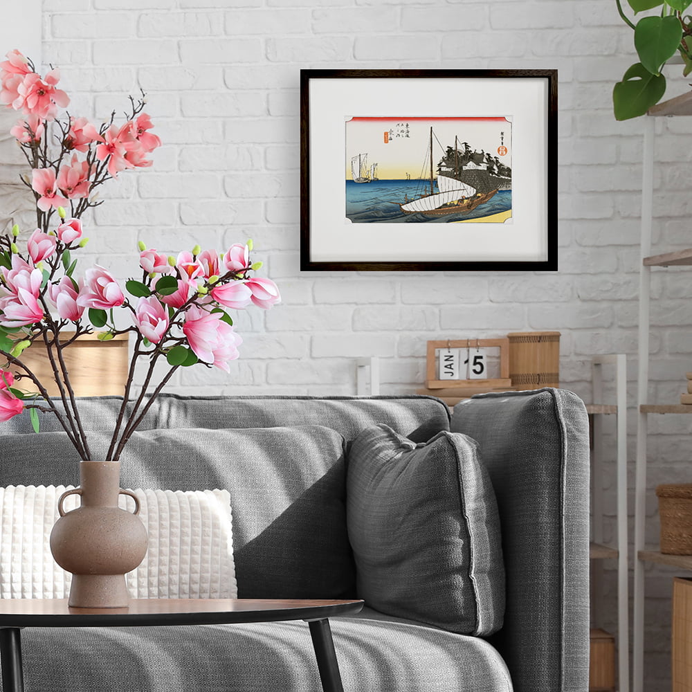 歌川広重「東海道五十三次 桑名 七里渡口」浮世絵木版画｜浮世絵工房