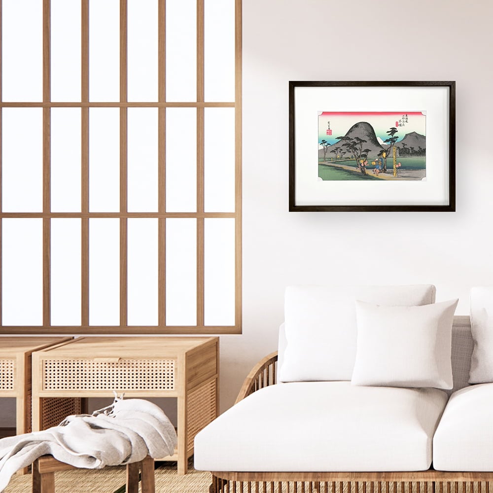 歌川広重「東海道五十三次 平塚 縄手道」浮世絵木版画｜浮世絵工房