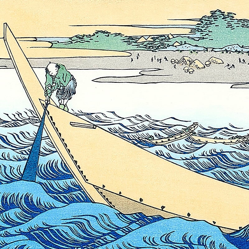 富嶽三十六景 東海道江尻田子の浦略図｜葛飾北斎【富士山世界文化遺産