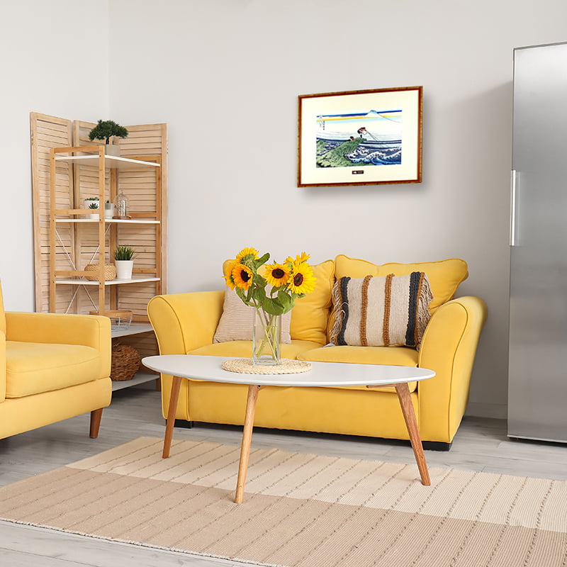 藍摺の最高傑作の浮世絵「甲州石班澤」葛飾北斎 富嶽三十六景｜浮世絵工房