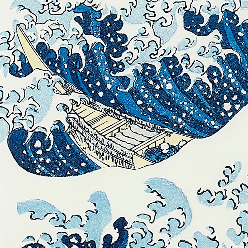 浮世絵「神奈川沖浪裏」葛飾北斎 富嶽三十六景｜浮世絵工房