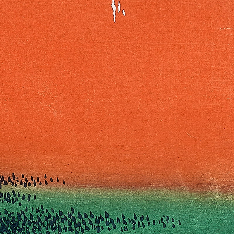 赤富士で有名な浮世絵 凱風快晴（葛飾北斎 富嶽三十六景）｜浮世絵工房