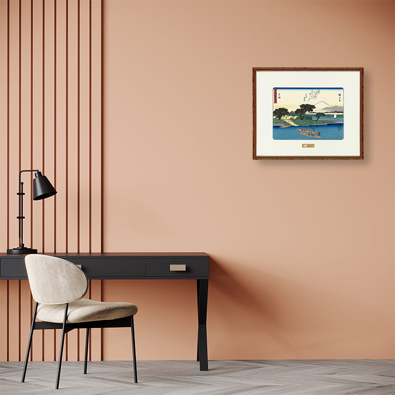 東海道五十三次 平塚 馬入川渡船｜歌川広重【富士山世界文化遺産登録10