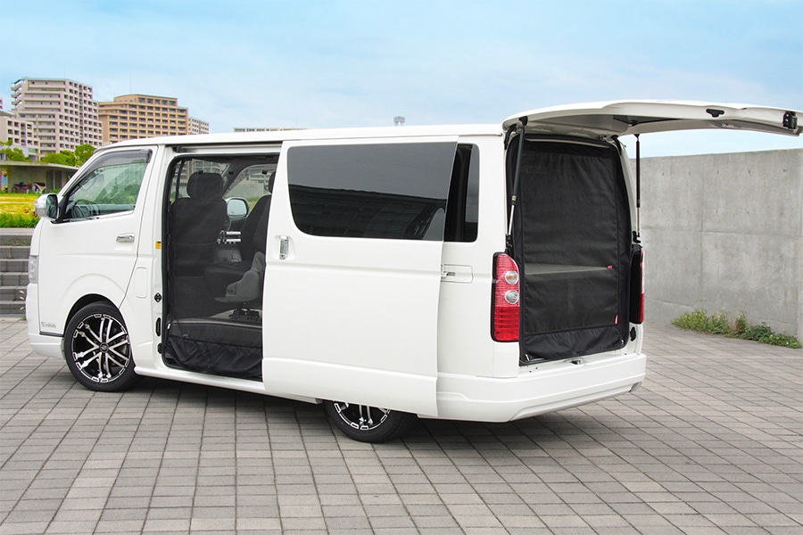 ハイエース 防虫ネット（虫除けネット） 一台フルセット