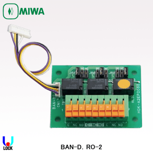 MIWA BAN-D.RO-2 美和ロック 電気錠操作盤 オプションリレー基板