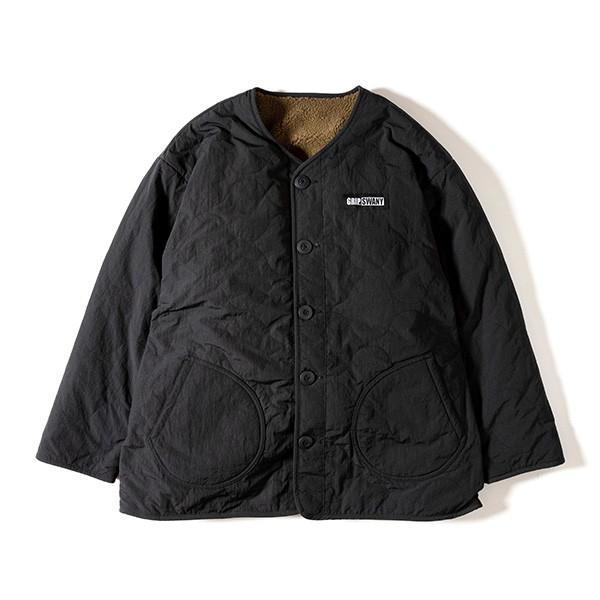 Grip Swany Reversible Quilt JKT Black×Coyote [グリップスワニー]