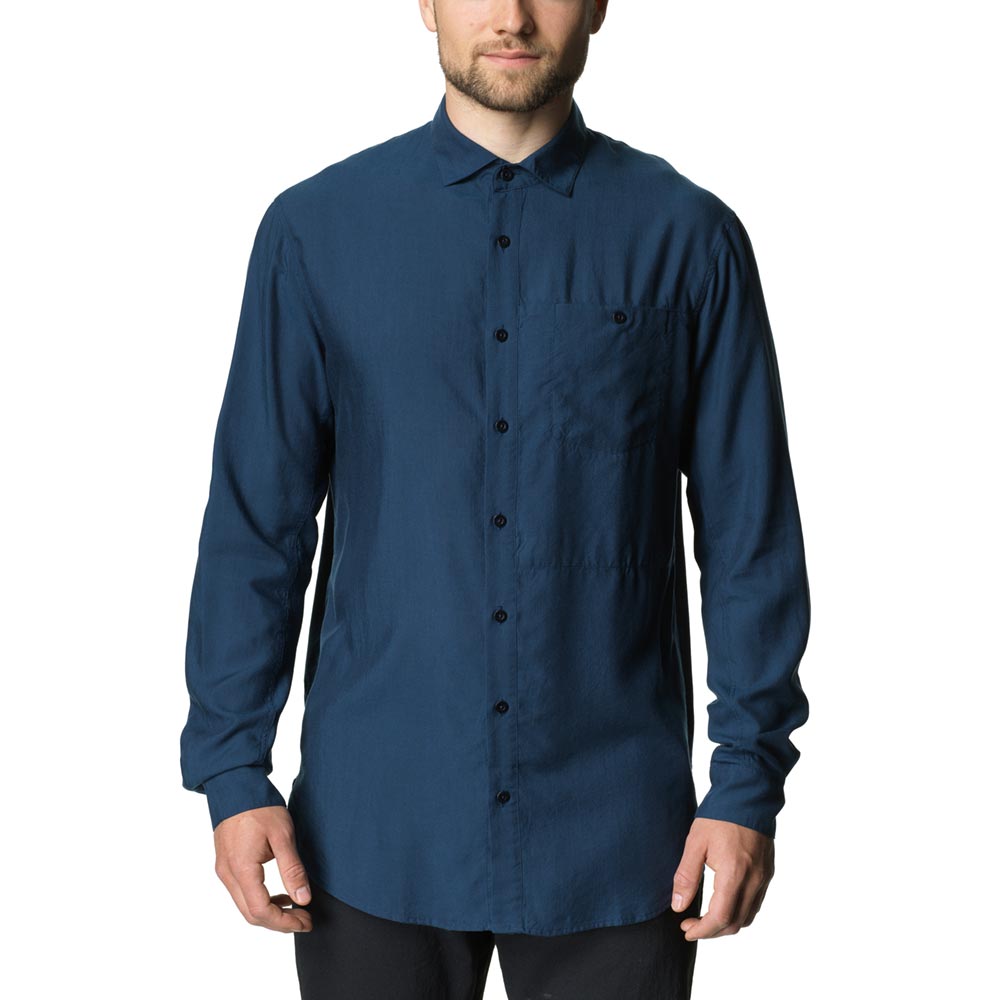 HOUDINI Mens Tree Longsleeve Shirt Big Blue Light [フーディニ]