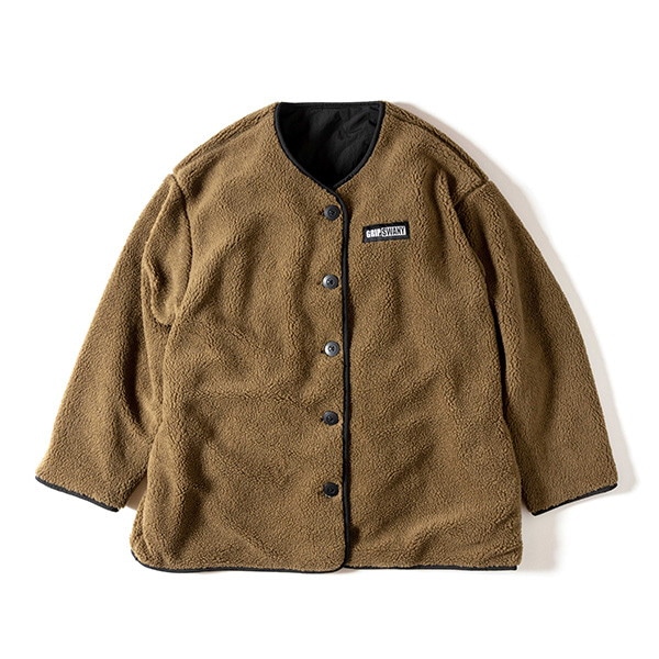 Grip Swany Reversible Quilt JKT Black×Coyote [グリップスワニー]