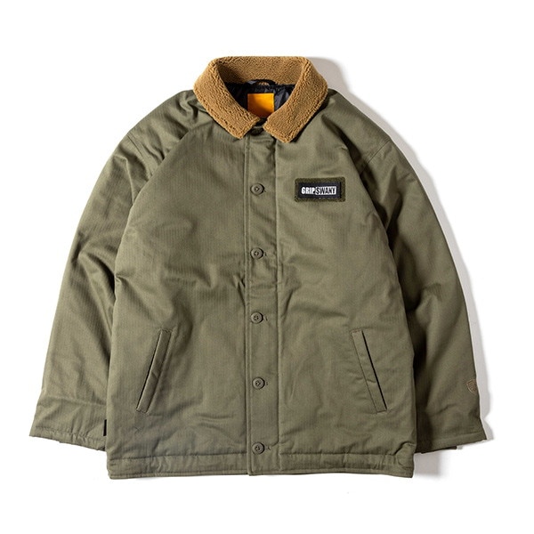 Grip Swany FP Deck JKT Aipha Olive [グリップスワニー]