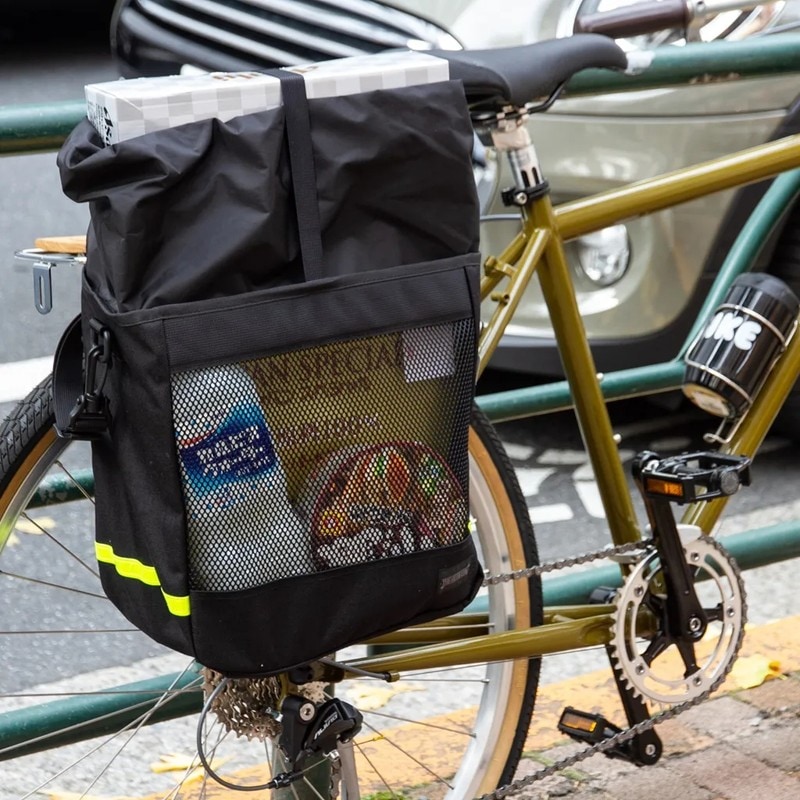 BLUE LUG grocery pannier black/yellow [ブルーラグ]