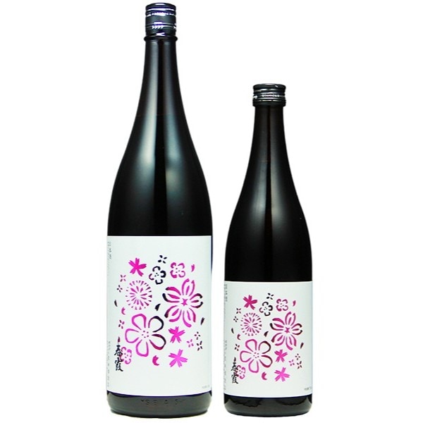 春霞 (はるかすみ) 花ラベル 純米酒 1800ml / 720ml [季節限定