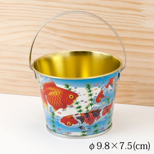 昔懐かしいブリキの玩具 バケツ（中） 砂場遊びに | こだわりの和雑貨