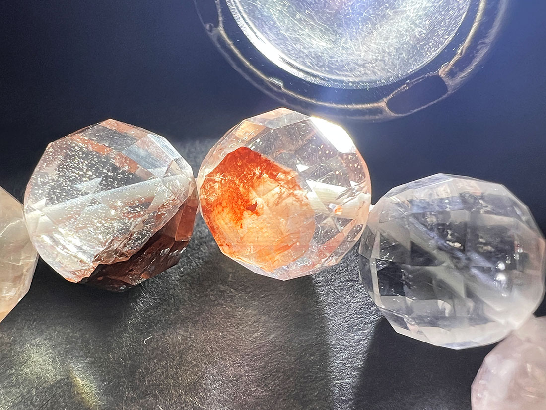 ヒマラヤ・マニカラン水晶 11mmカットブレスレット