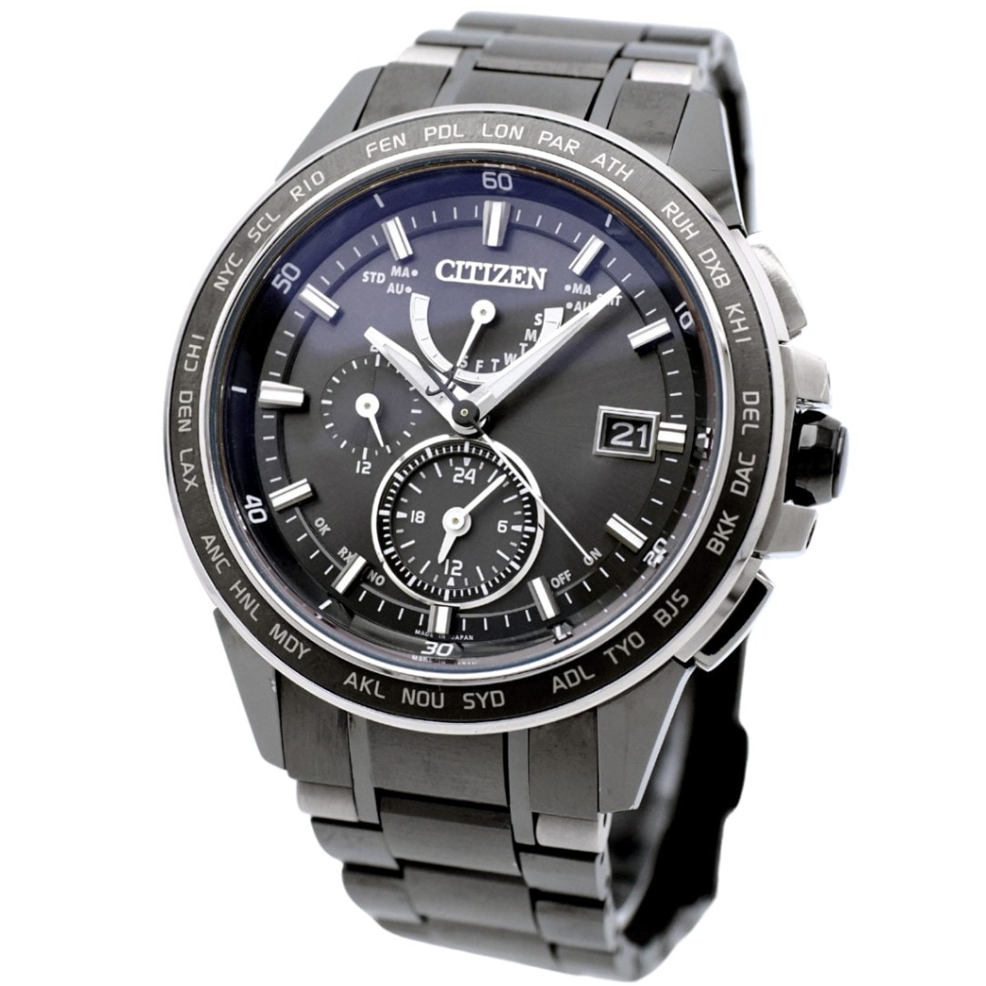 シチズン アテッサ エコ・ドライブ電波 AT9025-55E H820-T020127