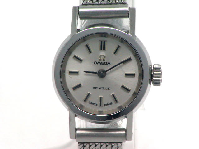 オメガ デビル レディス Cal.485 手巻 OH済 メッシュベルト 1960年代 OMEGA