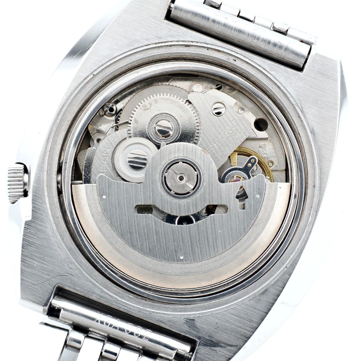 セイコー 5スポーツ 7019-6040 ブラック文字盤 21石 自動巻 OH済 昭和47