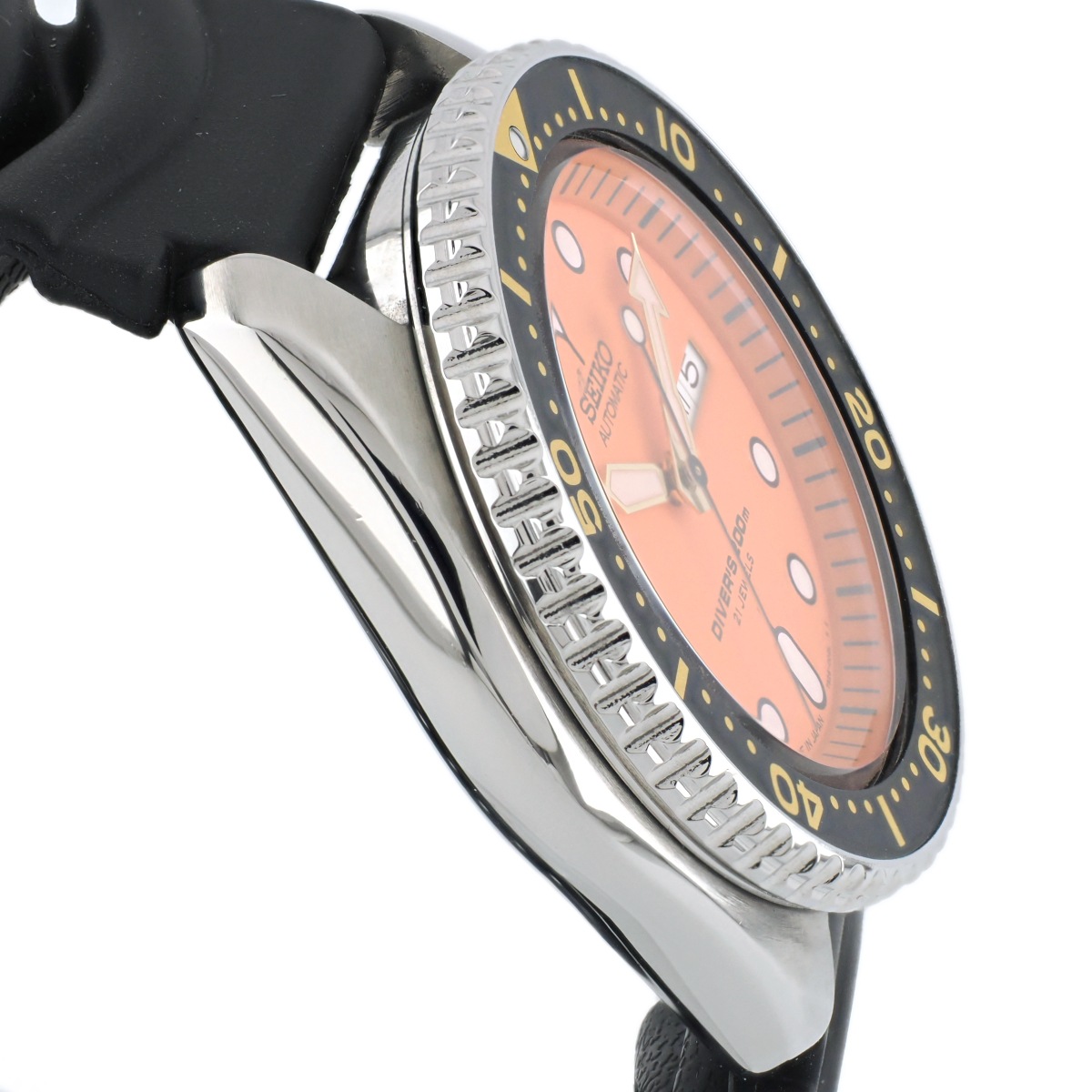 セイコー ダイバーズ 200m SKX011J 日本製 逆輸入 7S26-0020 オレンジ