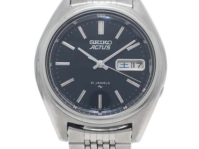 セイコー アクタス 7019-7060 21石自動巻 OH済 昭和51年製