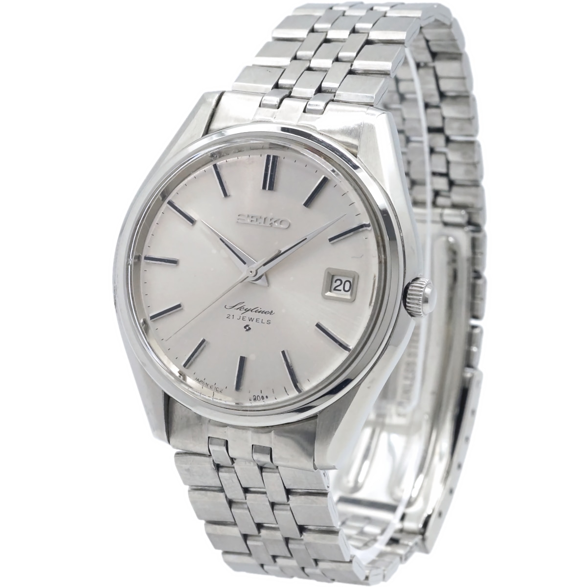 セイコー スカイライナー 6102-8000 デイト Cal.6102A 21石 手巻 OH済