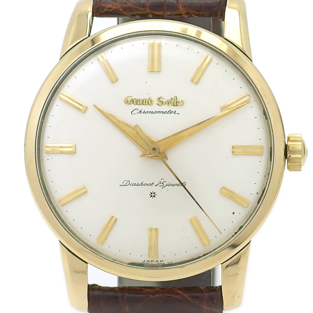 グランドセイコー ファーストモデル J14070 14金張り 純正Sマーク