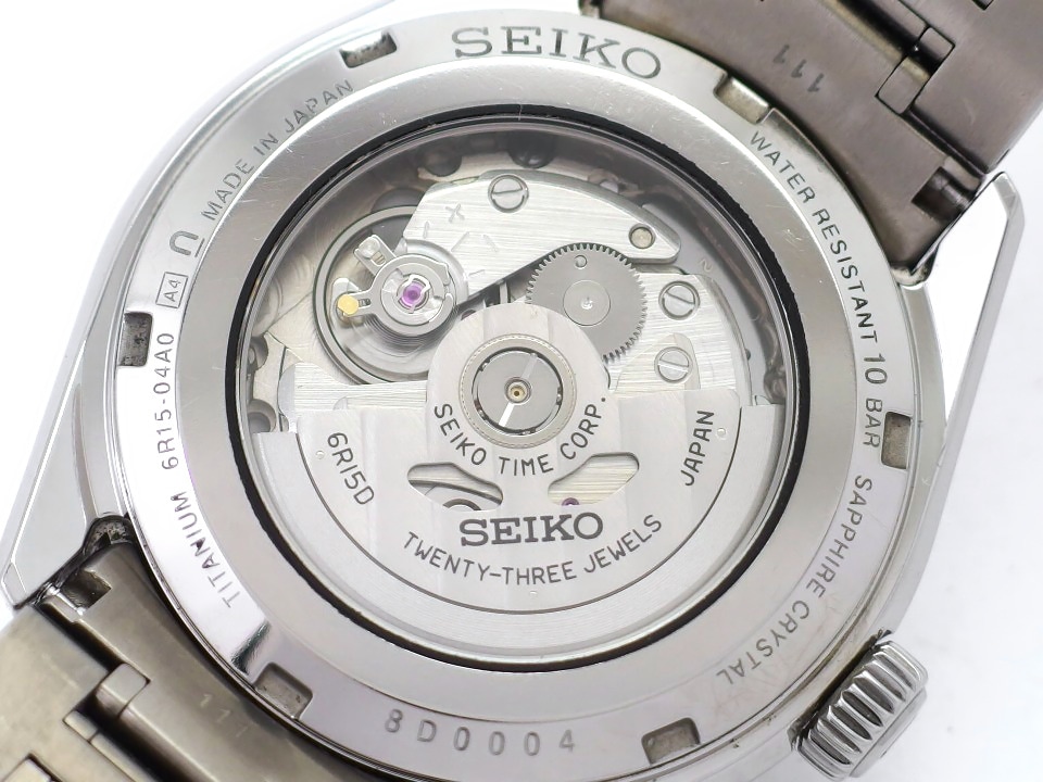 セイコー プレサージュ SARX055 6R15-04A0 チタン製 自動巻 現行品