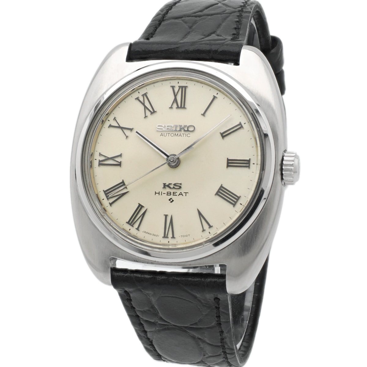 キングセイコー 5621-7000 ノンデイト ベージュ文字盤 ローマ