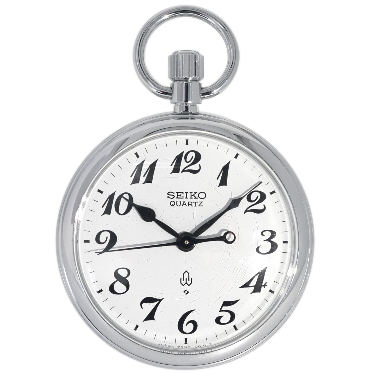 セイコー クオーツ 懐中時計 7550-0010 名古屋駅 武豊線開業100周年