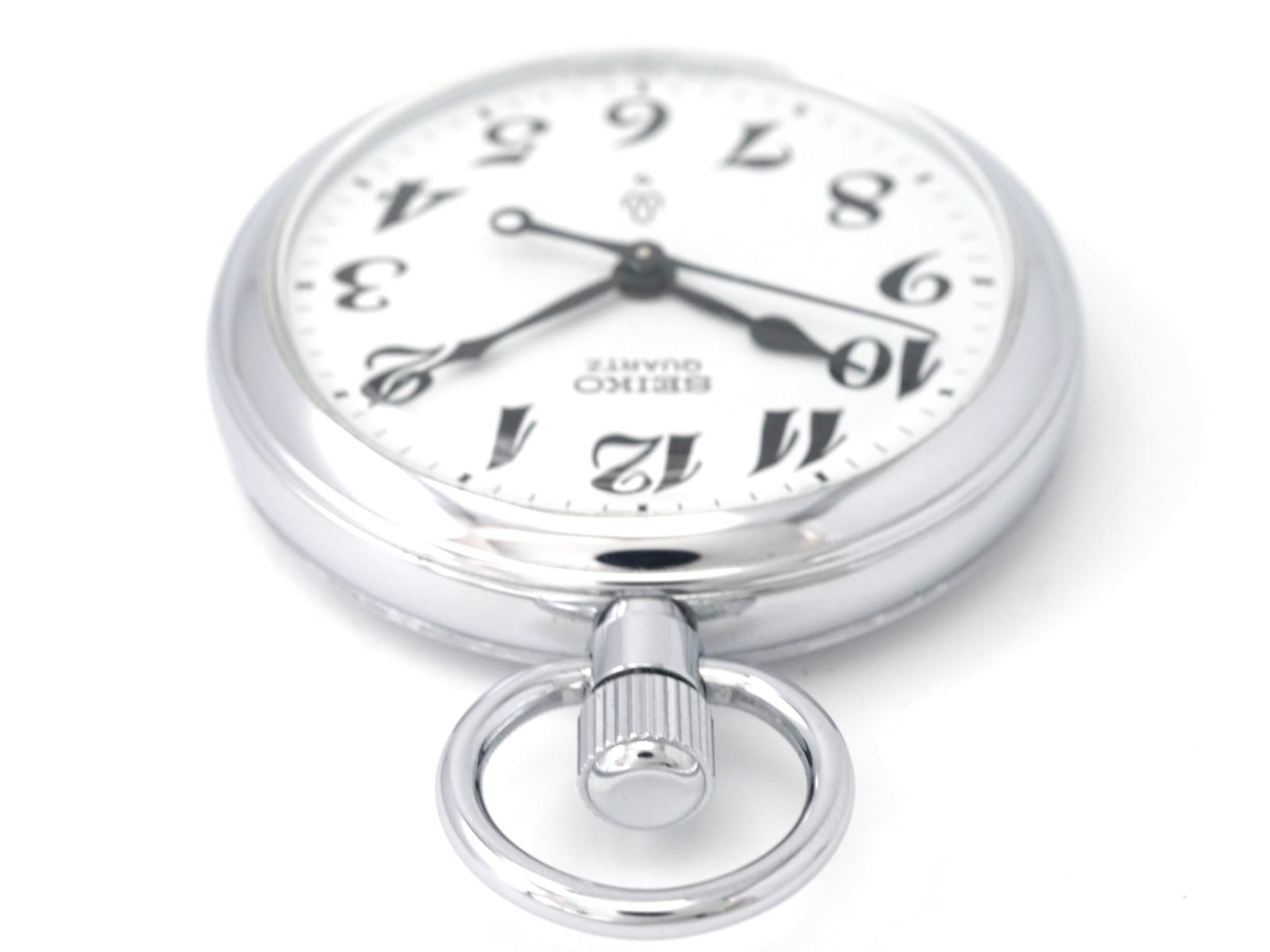 セイコー クオーツ 懐中時計 7550-0010 名古屋駅 武豊線開業100周年