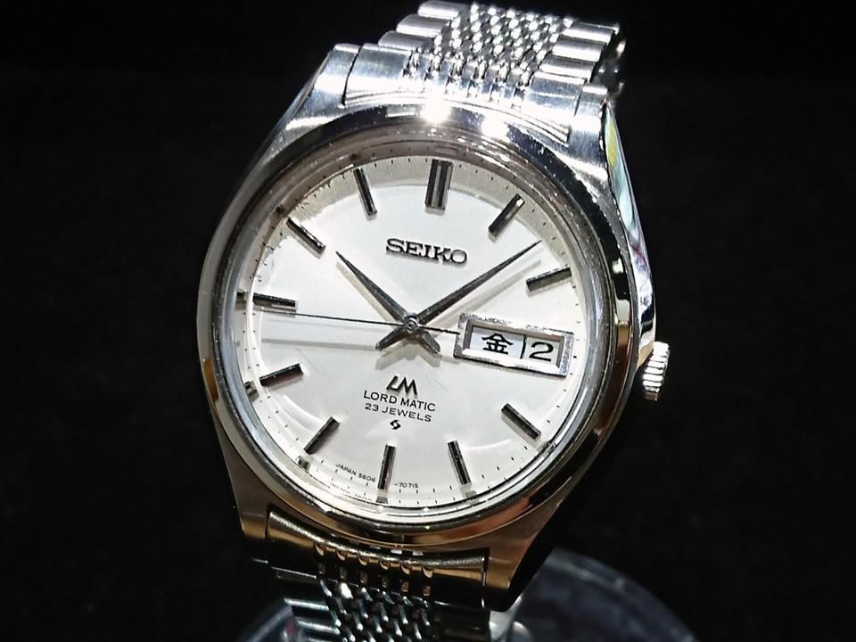 セイコー ロードマチック 5606-7070 自動巻 純正ブレスレット OH済