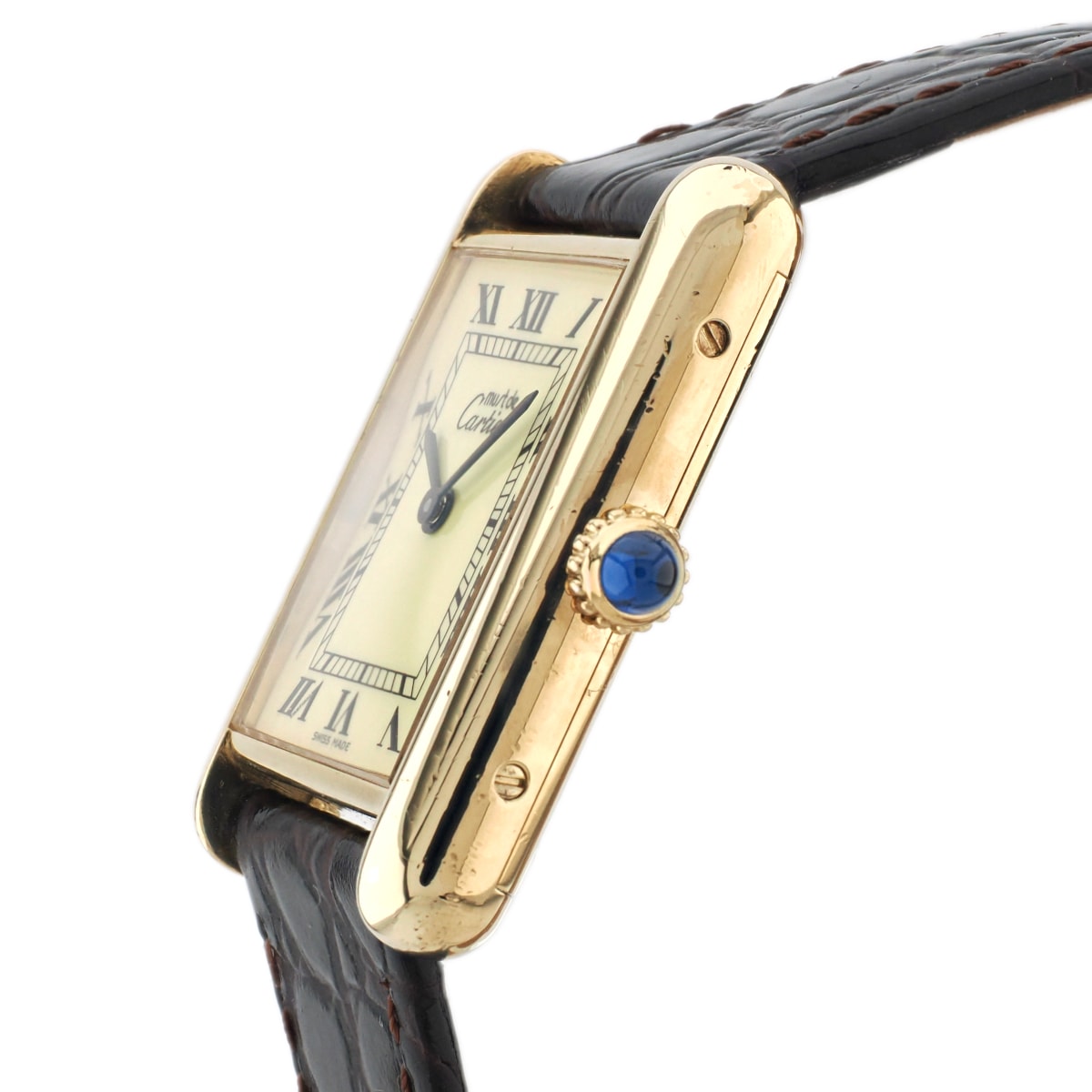 カルティエ マストタンク LM 手巻き 国際永久保証書付き コンプリート