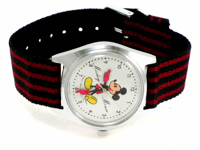 セイコー ディズニータイム ミッキーマウス 手巻 昭和40年代 未使用品 OH済