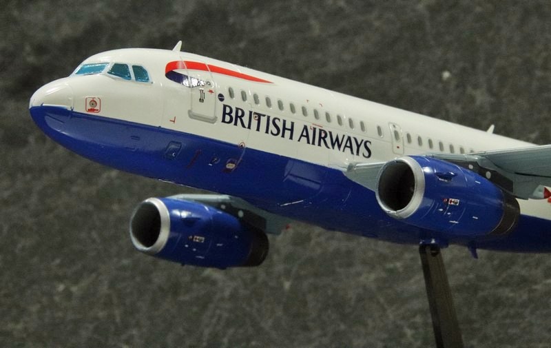 1/144 ブリティッシュ エアウェイズ エアバスA319 完成品｜艦船模型の