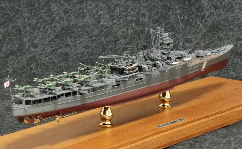 1/350航空巡洋艦「最上」ファインディティール完成品｜艦船模型の販売