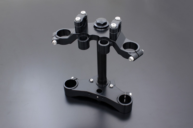 BILLETトリプルクランプASSY KZ系 ブラック (クランプ径φ38) | 車種